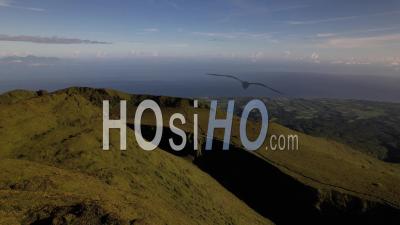 Martinique Volcano Mont Pelee North Side - Vidéo Par Drone