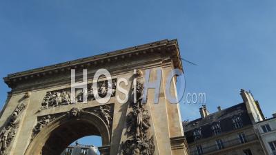 Porte Saint Denis Paris – Ground Footage