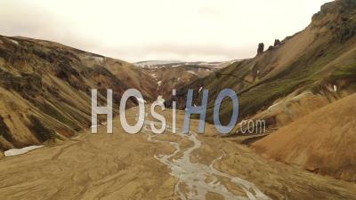 Landmanalaugar Iceland 02 - Video Drone Footage