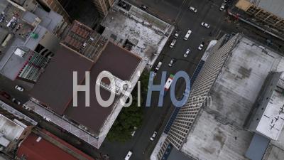Top Down View Of Hillbrow In Johannesburg Cbd - Video Drone Footage