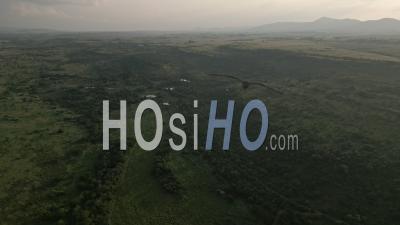 Zone Humide Au Coucher Du Soleil à Mpumalanga Afrique Du Sud - Vidéo Aérienne Par Drone
