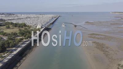 Drone View Of La Rochelle, Port Des Minimes