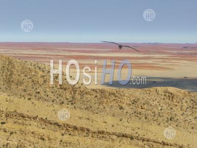 Desert Landscape From The C14 Road To Walvis Bay, Namibia - Aerial Photography