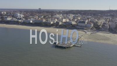 Drone View Of Arcachon, Thiers Pier