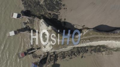 Vidéo Par Drone De Meschers-Sur-Gironde, Cabanes A Carrelets