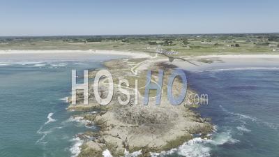 Surf D'été à La Plage De Latorche - Vidéo Par Drone