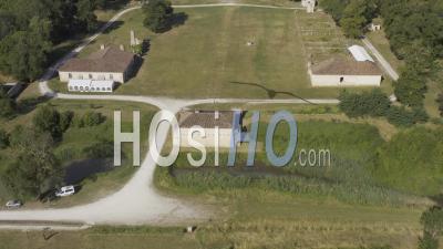 Drone View Of Fort Medoc