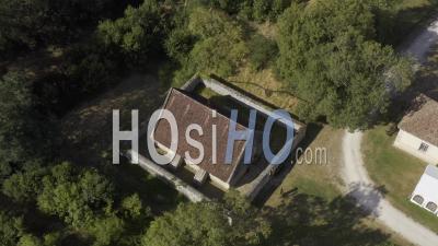 Drone View Of Fort Medoc, The Powder Magazine