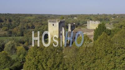 Vidéo Par Drone Du Château Fort De Roquetaillade
