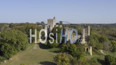 Vidéo Par Drone Du Château Fort De Roquetaillade