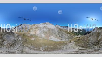 Le Massif De Rochebrune Dans Le Queyras, Photo Aérienne 360 Vr Par Drone