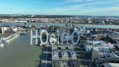 Bordeaux Maritime District, Unesco World Heritage Site - Video Drone Footage
