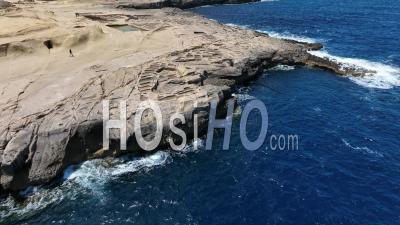 Salt Pans In Gozo, Malta - Video Drone Footage