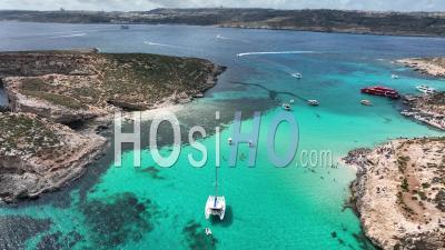 Le Lagon Blus à Malte - Vidéo Par Drone