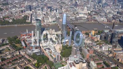 Southbank, Tate Modern, City Of London, Filmed By Helicopter