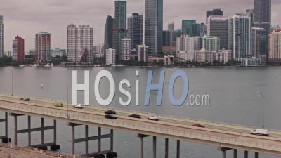 Centre-Ville De Miami, Pendant La Journée - Vidéo Drone