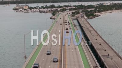 Downtown Miami, Daytime - Video Drone Footage
