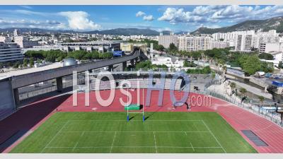 Stade Marseille Delort, France - Vidéo Par Drone