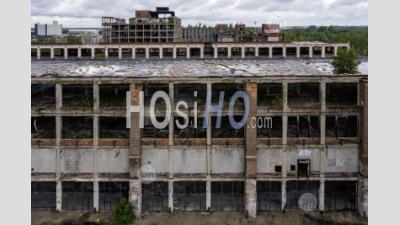 Detroit's Packard Plant - Aerial Photography