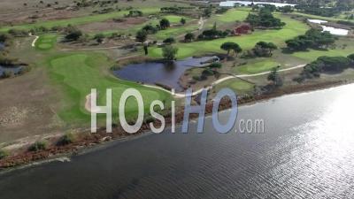 Hyperlapse D'un Parcours De Golf, Vidéo Drone