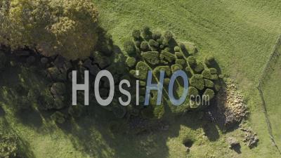 Vue Aérienne Du Château De Fénelon Depuis Un Drone
