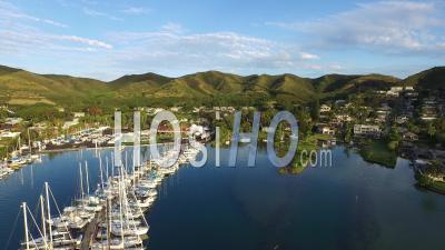 Kaneohe Yacht Club, Kaneohe Bay, Hawaii - Video Drone Footage