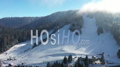 Station De Ski De Lispach - Vosges - Vidéo Par Drone
