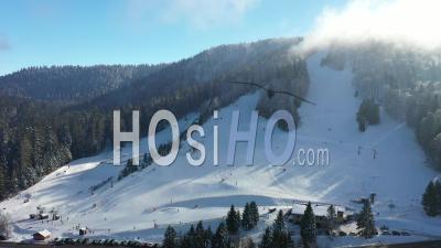 Station De Ski De Lispach - Vosges - Vidéo Par Drone