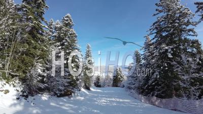 Fpv En Hiver, Alpes – Vidéo Prise Par Drone