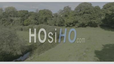Rostrenen, Brittany, France - Video Drone Footage
