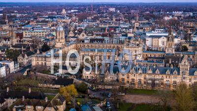 Christ Church Cathedral Et Oxford University, Oxford- Vidéo Drone
