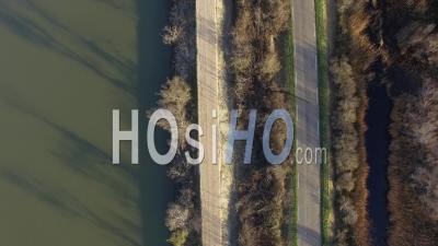 Digue Sur Le Rhône, Vidéo Drone